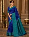 Arani Vairavoosi Soft Silk Saree - Royal Blue