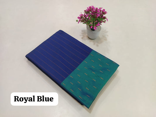 Arani Vairavoosi Soft Silk Saree - Royal Blue